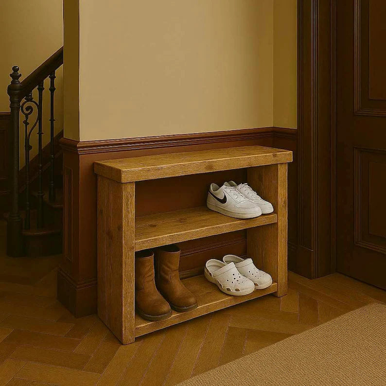 Rustic shoe rack storage Shoe Organiser