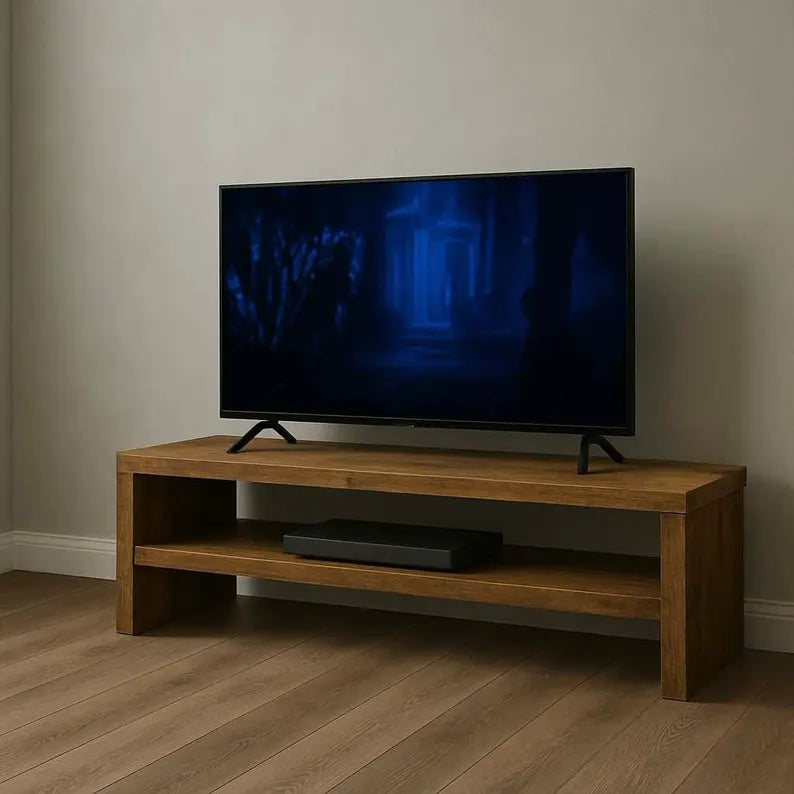 Rustic railway TV stand