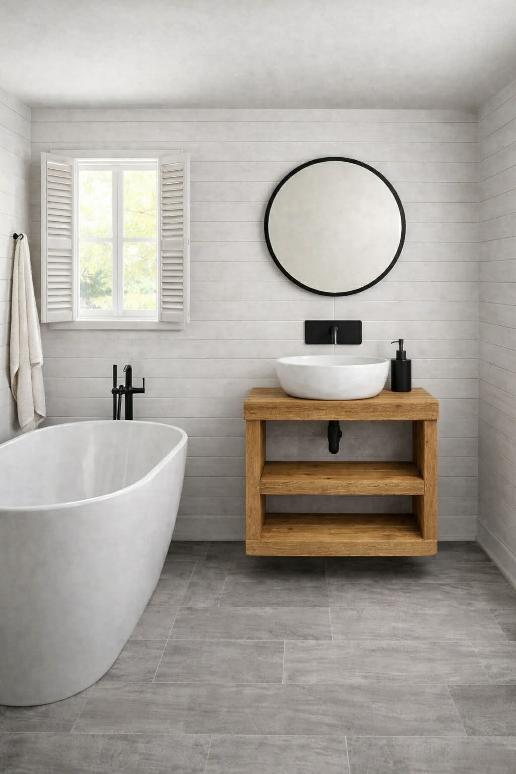 The Arne Washstand - floating vanity unit