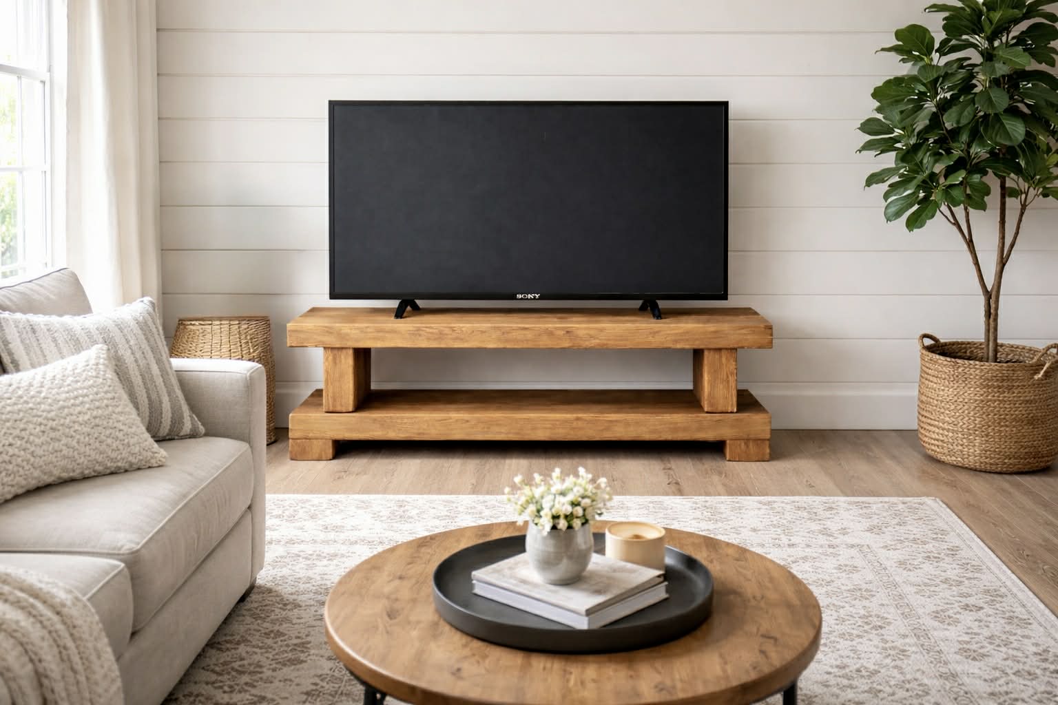 Old English TV Stand