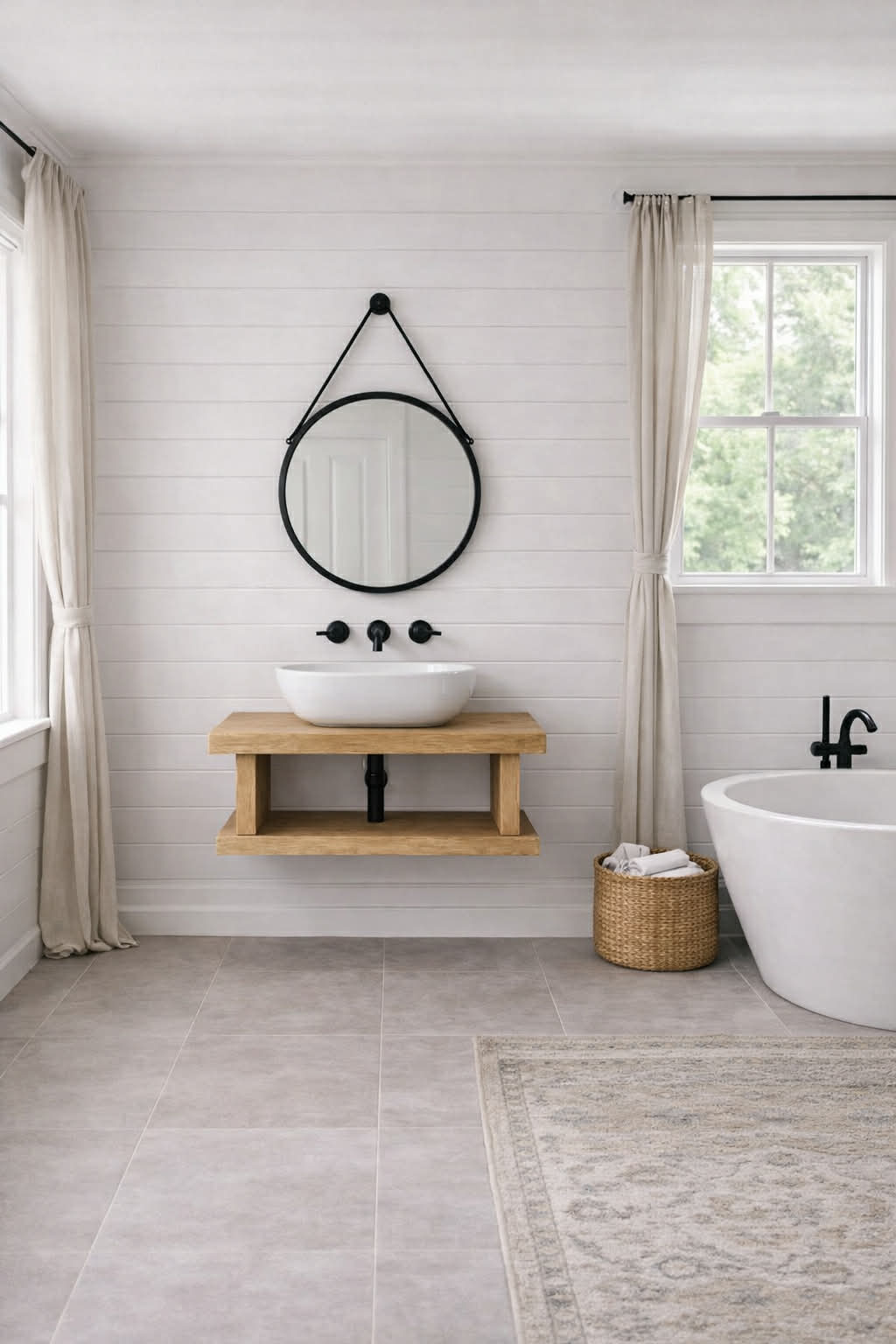 The floating nest washstand