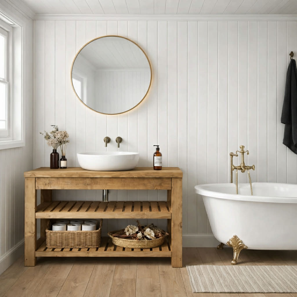 The Windsor washstand slatted